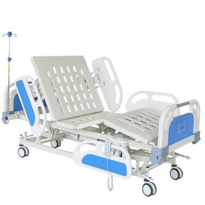 Low Price Hospital Furniture Five Functions Electric ICU Medical Bed