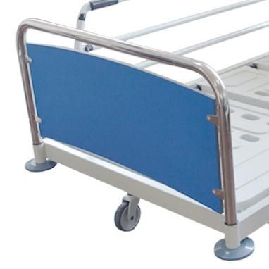 HS5110 Two 2 Functions High Fowler Electric Hospital Bed for Patients with Compact Board and Folded Side Rails