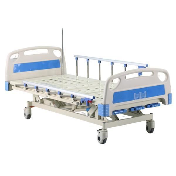 High Quality S05 Multifunction Three Function Manual Crank Medical ICU VIP Patient Nursing Hospital Bed