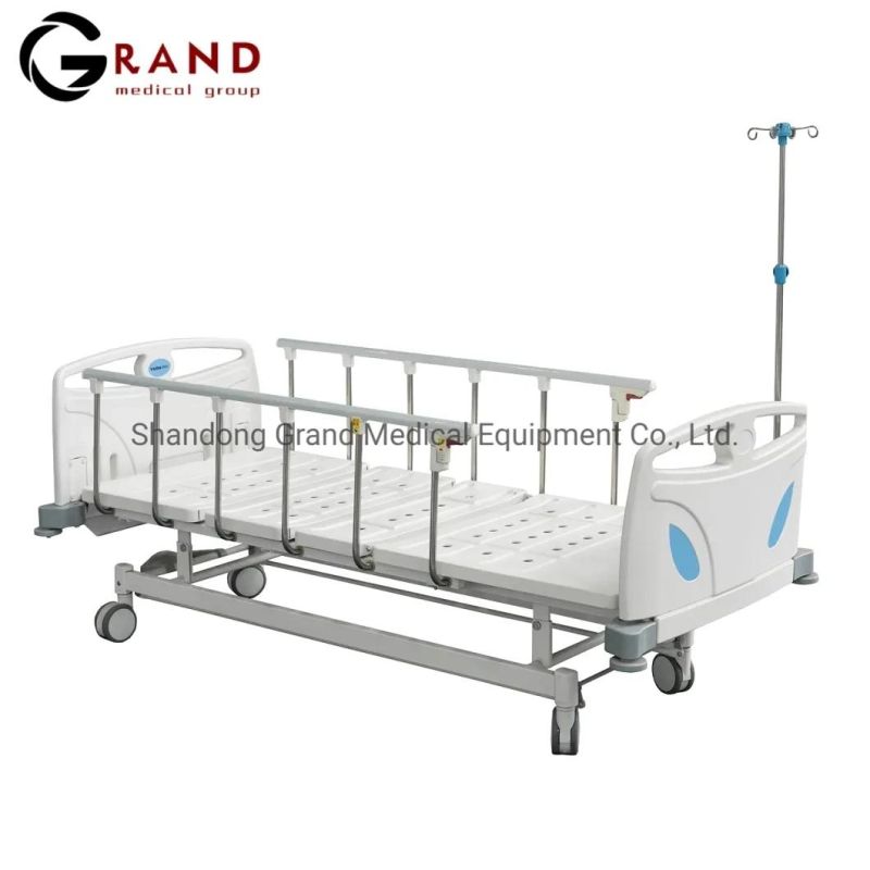 Cheaper Price Muti-Functions Medical ABS Headboard Manual Hospital Equipment Hospital Bed