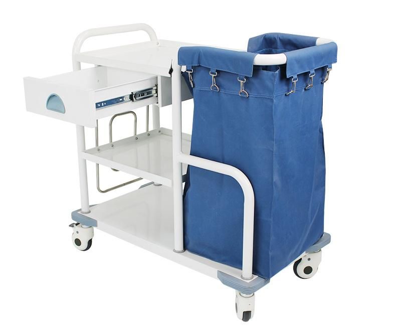 HS6161 Medical Multi-Purpose Morning Nursing Trolley Sewage Collection Trolley with Good Price