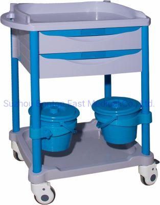 Hospital Medical Treatment Nursing Trolley ABS Medication Trolley/Cart