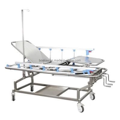 High Quality Stainless Steel Emergency Hospital Ambulance Stretcher for Sales