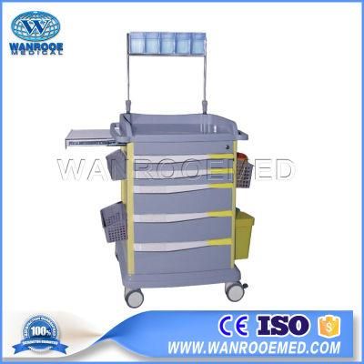 Bat-37 Medical ABS Plastic Anesthesia Hospital Hand Trolley