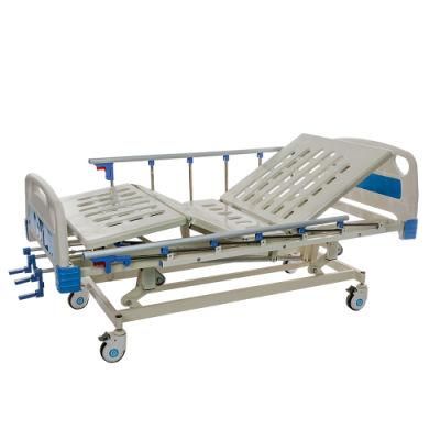 3 Cranks Fowler Manual Hospital Bed with Aluminum Alloy Side Rails
