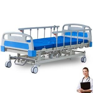 Hospital Bed with a Solid Sundries Rack and Drainage Hook Be Reliable Easy to Operate