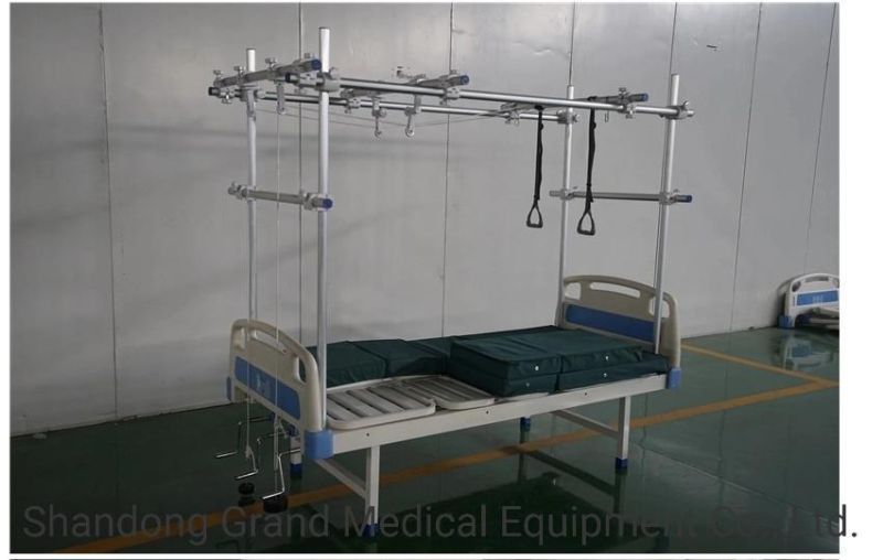 Hospital Equipment Orthopedic Traction Hospital Bed Manual Three Crank Multi-Functioins Hospital Bed Medical Bed