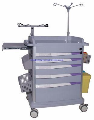 Rh-C181 Hospital ABS Emergency Trolley
