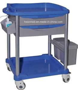 HS-PCT001D5 ABS Material Medical Clinical Trolley for Sale