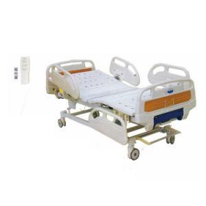 Medical Supplies Three Cranks ABS Nursing Hospital Bed for Furniture