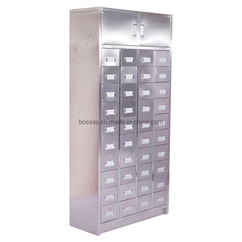 Medical Cupboard Stainless Steel Hospital Cabinet for Traditional Chinese Medicine
