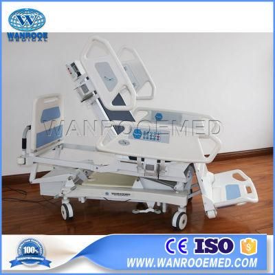 Hospital Equipment Medical Clinic ABS Adjustable Metal 8 Function Electric Bed