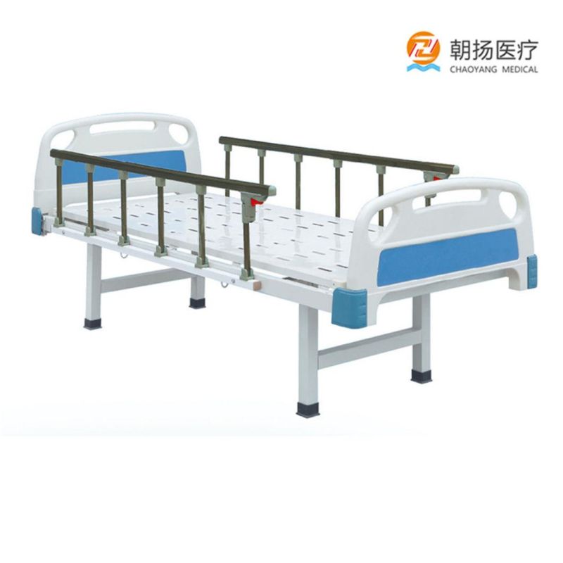 Manufacturer Clinic Examination Couch Manual Luxury Bed Without Wheel Flat Hospital Bed Prices