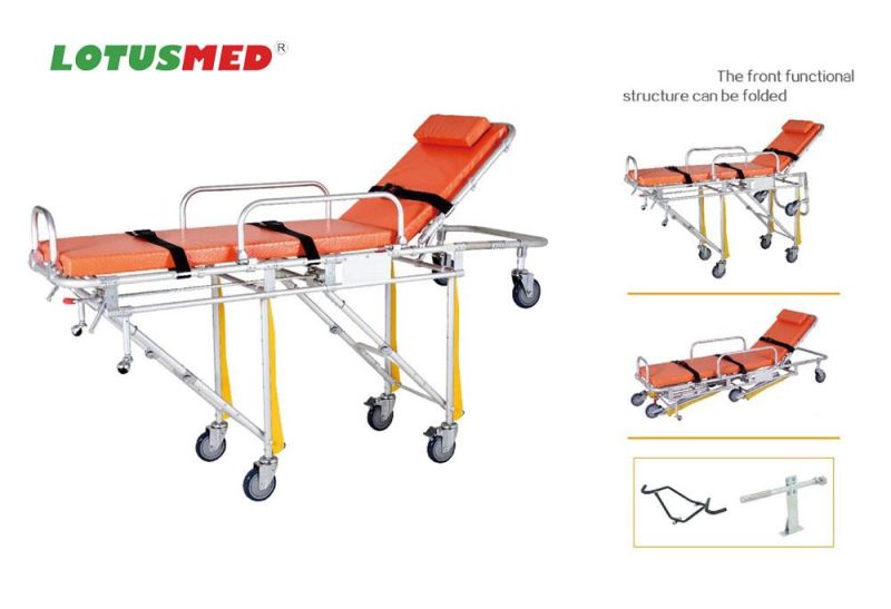 Lotusmed-Stretcher-01013-D Aluminum Alloy Automatic Loading Stretcher