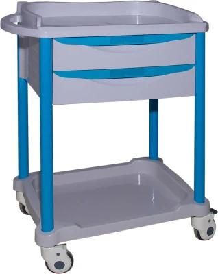 Rh-C124 Medical Trolley Treatment Medicine Cart for Hospital