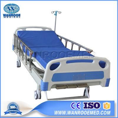 Bam302b Hospital Furniture 3 Crank Manual Bed with Foldaway Railings