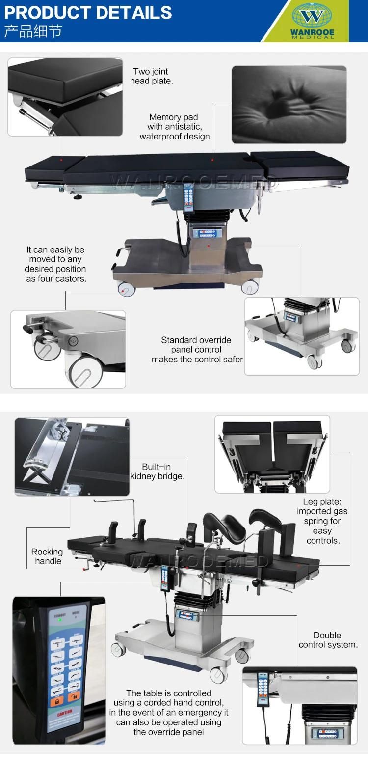 Aot500 Hospital Electric Patient Operating Room Theater Ot Surgical Table