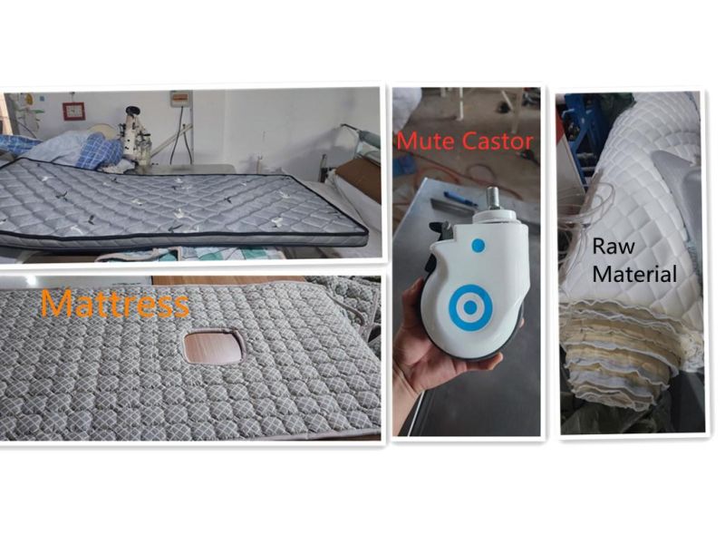 Manufacturers Wholesale Anti-Skid Turning Medical Bed for The Elderly, Hand-Operated Multi-Functional Hospital Nursing Beds