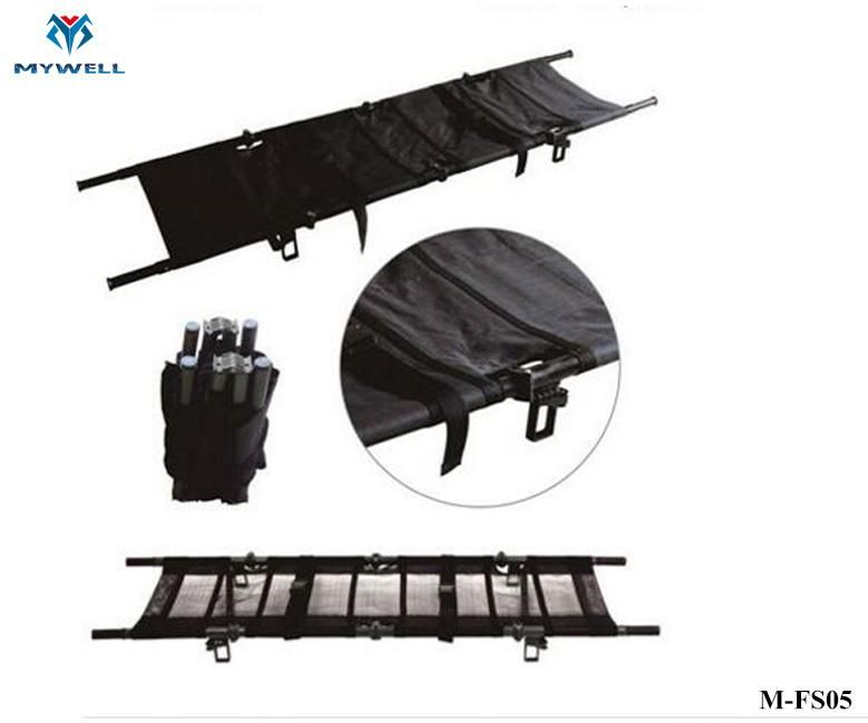 M-Fs05 Portable and Foldable Aluminum Alloy Battlefield Bed Folding Stretcher