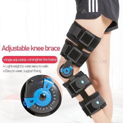 Angle Adjustable ROM Knee Brace Walker Stabilition Hinged Knee Brace