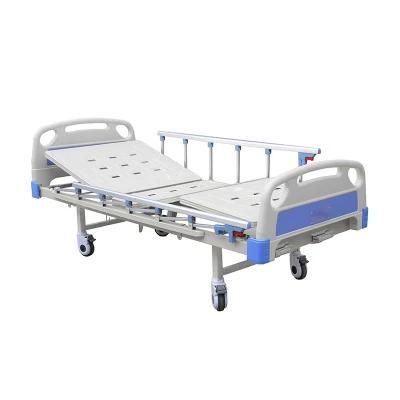Ce Approved 2 Functions Cranks Manual Patient Medical Hospital Bed