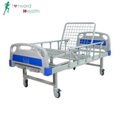 Hospital Furniture ABS Hand Crank Two Functions Manual Medical Nursing Care Bed