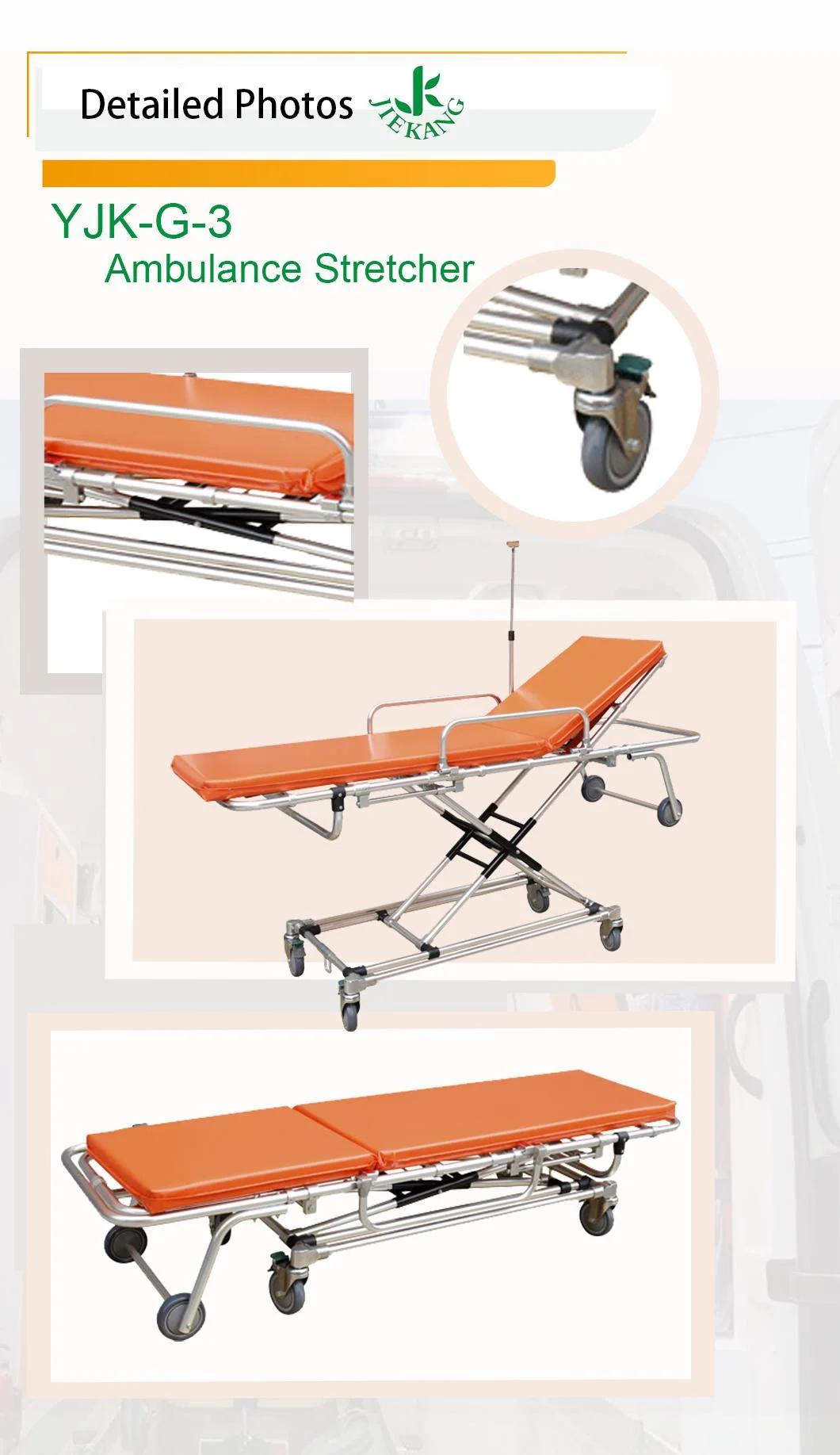 New Design Adjustable Hospital Emergency Chair Ambulance Stretcher Trolley