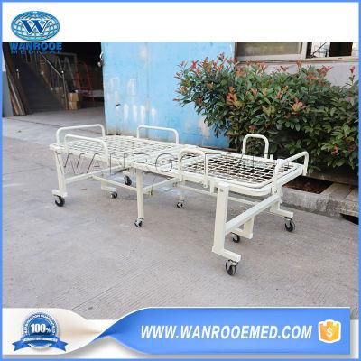 Bam002 Hospital Furniture Folding Metal Manual Adjustable Medical Bed