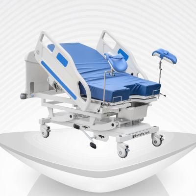 Hospital Multi Function Obstetric Table Gynecology Operation Bed