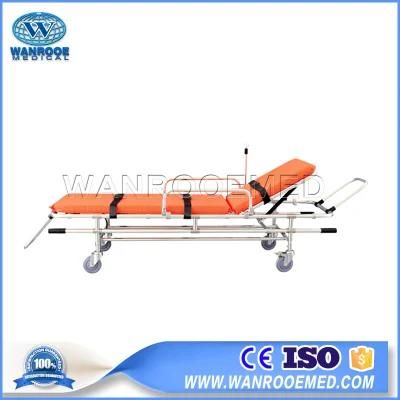 Hospital Furniture Non-Magnetic Stainless Steel Patient Transfer Transport Trolley Stretcher for MRI
