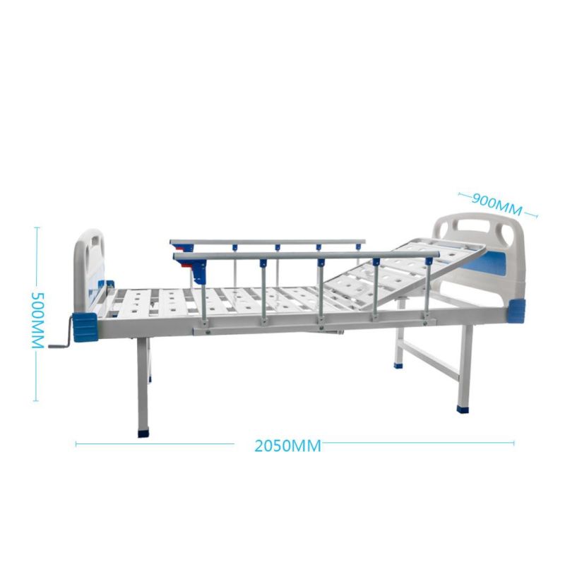 Hospital Furniture Economic Manual Medical Bed with Anti-Slip Leg B03