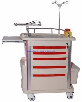 Rh-C185 Hospital ABS Emergency Trolley