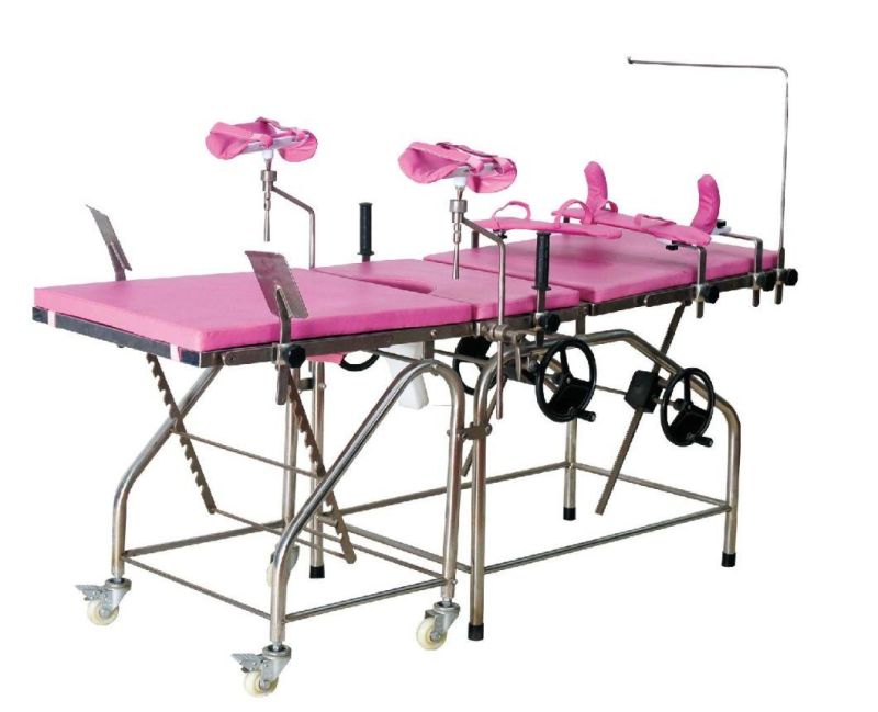 Medical Equipment Manual Gynecological Obstetric Examination Operation Delivery Table