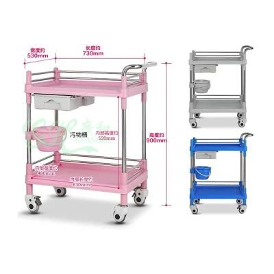 Low Price Hospital Medical Stainless Steel Trolley Xt1168 for Whole Sale