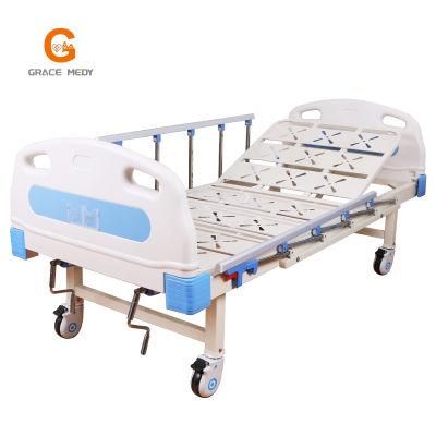 Hoapital Two Function Manual Two Crank Medical Bed Patient Bed High Quality
