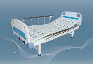 Hot Sale Factory Hospital Two Cranks Medical Manual Nursing Bed for Patient Use