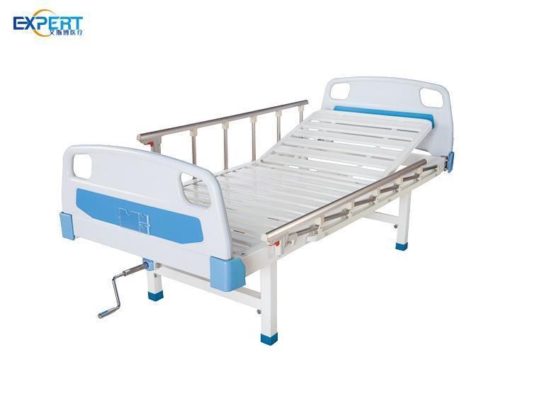 Hot Sale Hospital Equipment Multifunction Bed Powder Coated Surface Steel Corrosion Resistant Flat Hospital Bed