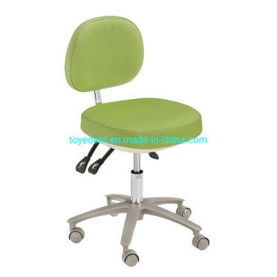 Comfortable Dentist Chair Dental Stool with Adjust Seat and Backrest