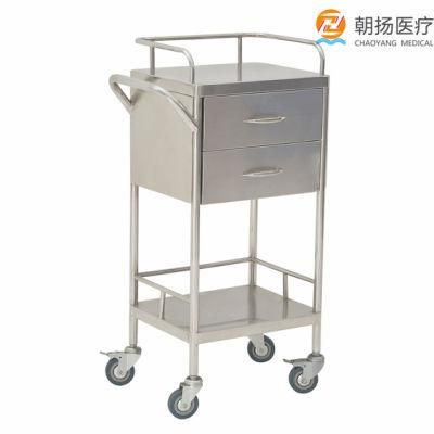 Hospital Furniture Stainless Steel Medical Instrument Trolley