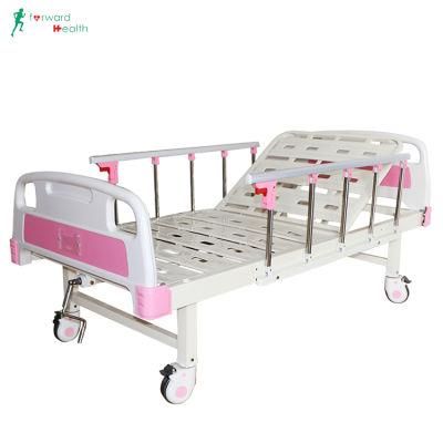 B02-6 Medical Equipment One Single Crank Hospital Bed Medical ICU Nursing Patient Bed