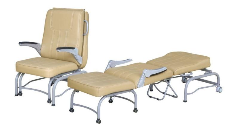 Mn-Phy003 PU Cover Steel Frame Patient Room Hospital Chair