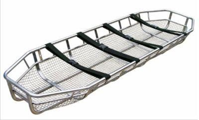Helicopter Rescue Hospital Medical Stainless Steel Foldable Basket Stretcher