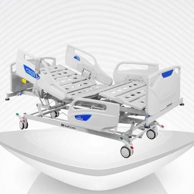 CE ISO Approved Intelligent Electric Hospital Bed with Casters