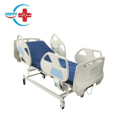 Hc-M001 Foldable ICU Electrical Hospital Bed with CPR Function Adjustable ABS Panel+Washable Bed Pads Facial Bed