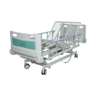 CE and ISO Five 5 Function Electric Hospital Patient Nursing ICU Bed Hospital Furniture Bed Manufacturer Only
