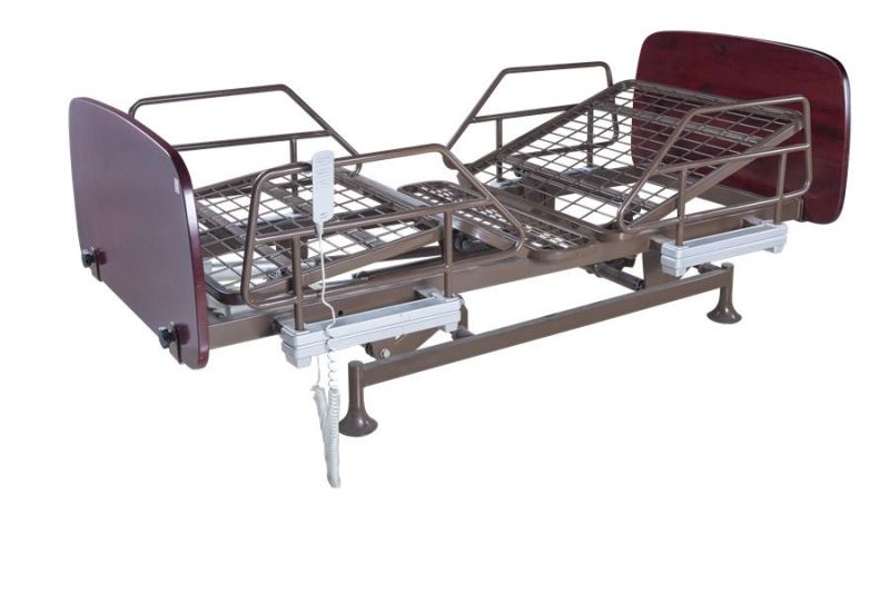 China Manufacturer of Motorized Adjusted Electric Adjusted Homecare Hospital Bed Factory Price