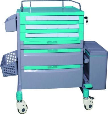 Mn-Ec011 Fresh ABS Utility Treatment Cart Clinical Medical Trolley