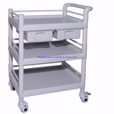Hospital Multifunctional ABS Trolley/3 Shelves