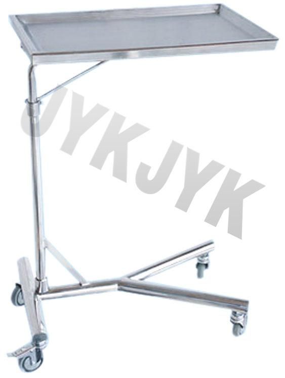 Stainless Steel Medical Cart of Single Basin