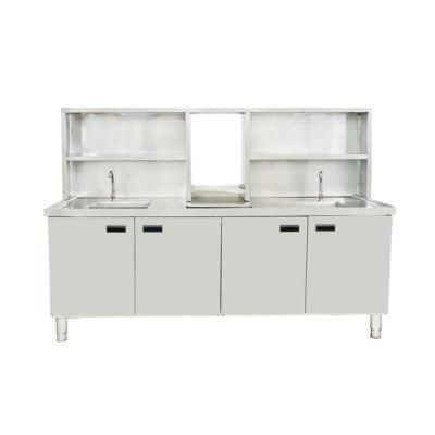 Metal Hospital Furniture Steel Cabinet with Sink